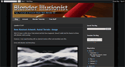 Desktop Screenshot of blenderillusionist.blogspot.com