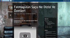 Desktop Screenshot of fatmagulunsucu-dizisi.blogspot.com