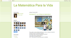 Desktop Screenshot of lamatematicaparalavida.blogspot.com