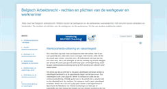 Desktop Screenshot of belgischarbeidsrecht.blogspot.com