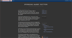 Desktop Screenshot of harrypottersporker.blogspot.com