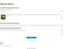Tablet Screenshot of bunnyrabbithaven.blogspot.com