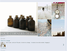 Tablet Screenshot of fourcornersdesign.blogspot.com