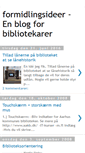 Mobile Screenshot of formidlingsideer.blogspot.com