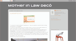 Desktop Screenshot of motherinlawdeco.blogspot.com