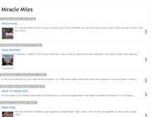 Tablet Screenshot of miracle-miles.blogspot.com