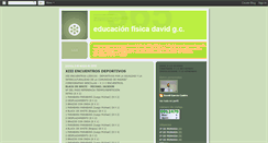 Desktop Screenshot of educacionfisicadavid.blogspot.com