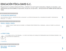 Tablet Screenshot of educacionfisicadavid.blogspot.com