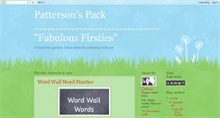 Desktop Screenshot of pattersonspack.blogspot.com