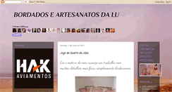 Desktop Screenshot of bordadosdalu.blogspot.com