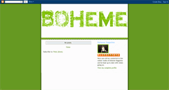 Desktop Screenshot of bohememagazine.blogspot.com