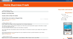 Desktop Screenshot of homebusinessfreak.blogspot.com