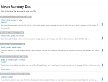 Tablet Screenshot of meanmommydoc.blogspot.com