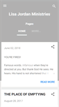 Mobile Screenshot of lisajordanministries.blogspot.com