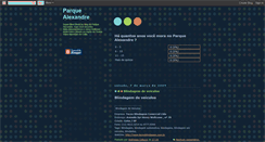 Desktop Screenshot of parquealexandre.blogspot.com