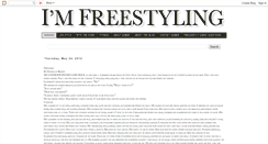 Desktop Screenshot of imfreestyling.blogspot.com