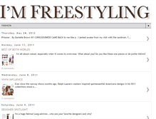 Tablet Screenshot of imfreestyling.blogspot.com