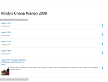 Tablet Screenshot of mindysghanamission.blogspot.com