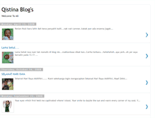 Tablet Screenshot of myloveqis.blogspot.com