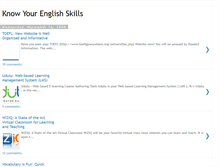 Tablet Screenshot of know-your-english-skills.blogspot.com