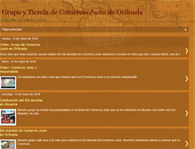 Tablet Screenshot of comerciojustodeorihuela.blogspot.com