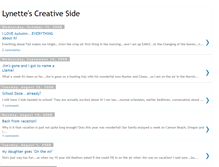 Tablet Screenshot of lynettescreativeside.blogspot.com