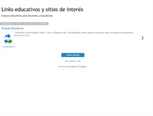 Tablet Screenshot of enlaceseducativo.blogspot.com