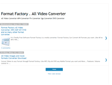 Tablet Screenshot of formatfactory.blogspot.com