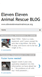 Mobile Screenshot of elevenelevenanimalrescueblog.blogspot.com