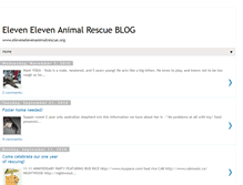 Tablet Screenshot of elevenelevenanimalrescueblog.blogspot.com