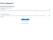 Tablet Screenshot of freewebstuffff.blogspot.com