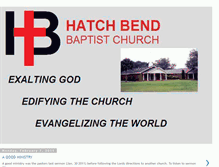 Tablet Screenshot of hatchbendbaptistchurch.blogspot.com