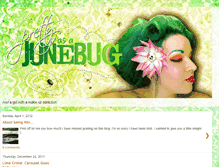 Tablet Screenshot of prettyasajunebug.blogspot.com