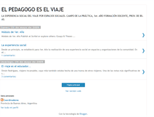 Tablet Screenshot of elpedagogoeselviaje.blogspot.com
