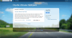 Desktop Screenshot of cityville-ultimate-hack-pack.blogspot.com
