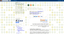 Desktop Screenshot of andreaparentcoach.blogspot.com