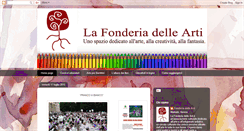 Desktop Screenshot of fonderiadellearti.blogspot.com