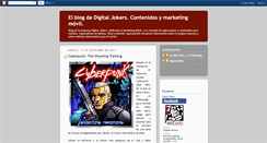 Desktop Screenshot of digitaljokers.blogspot.com