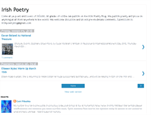 Tablet Screenshot of irishpoetry.blogspot.com