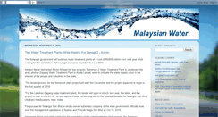Desktop Screenshot of malaysianwater.blogspot.com