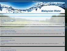 Tablet Screenshot of malaysianwater.blogspot.com
