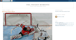 Desktop Screenshot of nhlfrozenmoments.blogspot.com