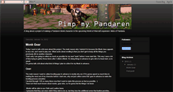 Desktop Screenshot of pimpmypandaren.blogspot.com