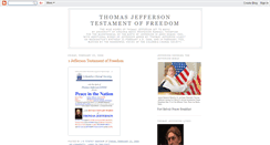 Desktop Screenshot of jeffersontestament.blogspot.com