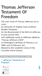 Mobile Screenshot of jeffersontestament.blogspot.com