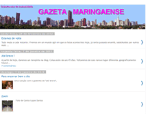 Tablet Screenshot of gazetamaringaense.blogspot.com