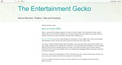 Desktop Screenshot of entertainmentgecko.blogspot.com