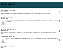 Tablet Screenshot of being-islam.blogspot.com