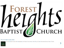 Tablet Screenshot of forestheightsbaptist.blogspot.com