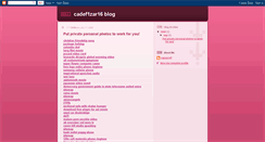 Desktop Screenshot of cadef1zar16.blogspot.com